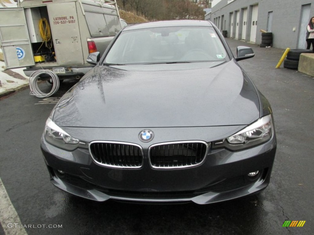 2014 3 Series 328d xDrive Sedan - Mineral Grey Metallic / Black photo #8