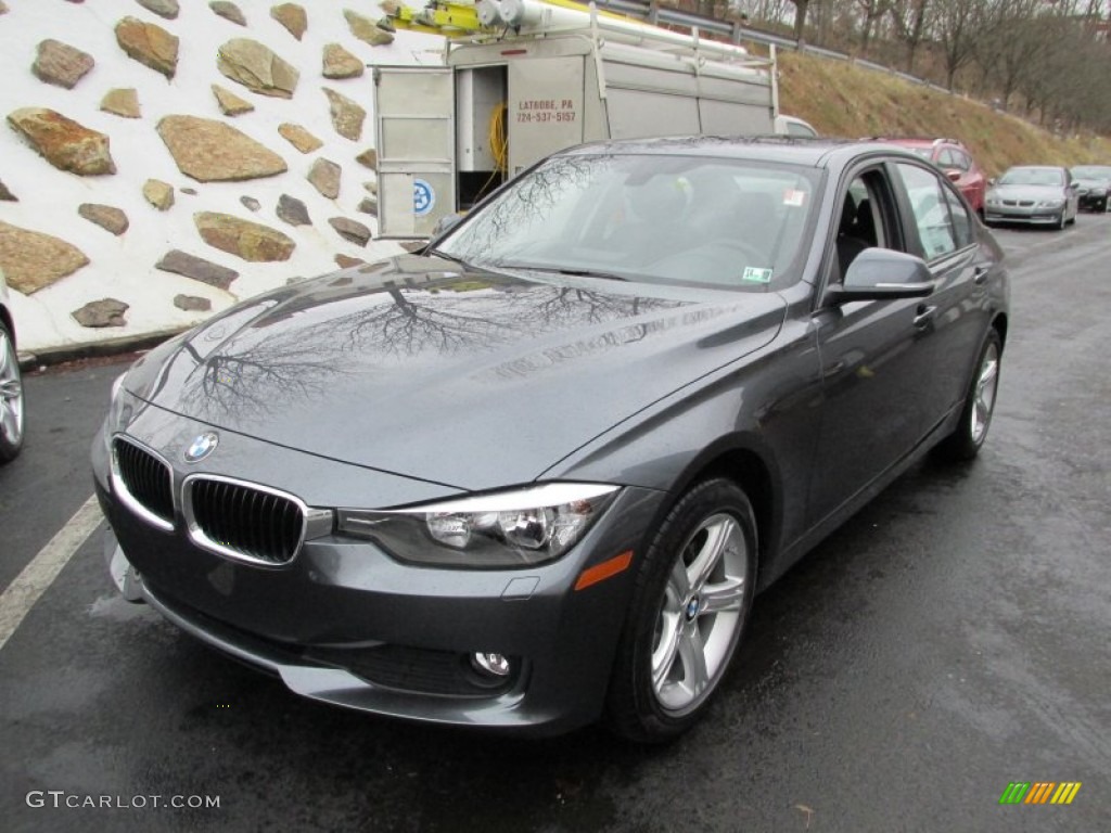 2014 3 Series 328d xDrive Sedan - Mineral Grey Metallic / Black photo #9