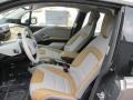  2014 i3 with Range Extender Giga Cassia Natural Leather/Carum Spice Grey Wool Cloth Interior