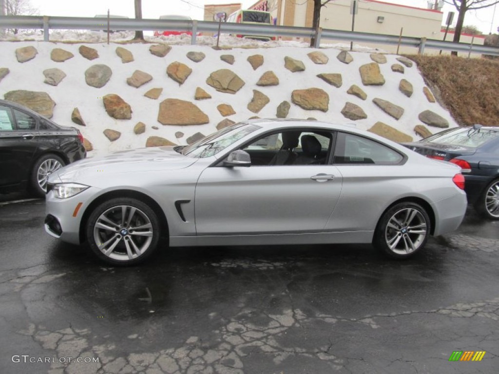 Glacier Silver Metallic 2014 BMW 4 Series 435i xDrive Coupe Exterior Photo #95156651