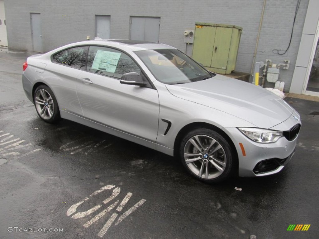 Glacier Silver Metallic 2014 BMW 4 Series 435i xDrive Coupe Exterior Photo #95156741