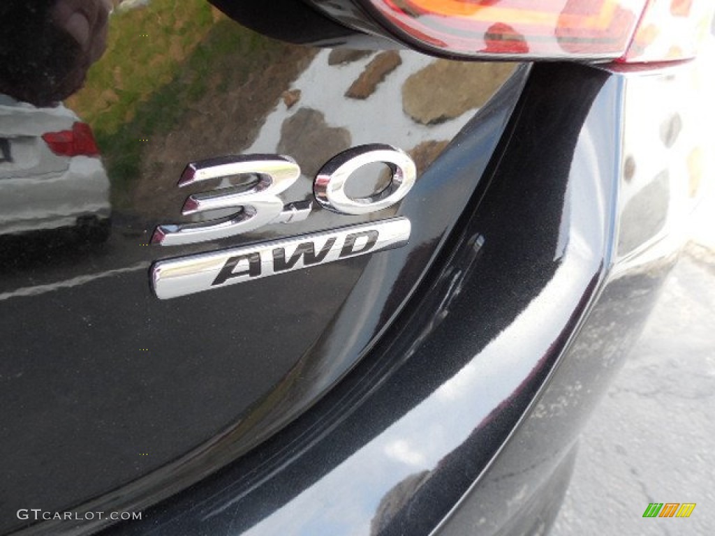 2013 XF 3.0 AWD - Ultimate Black Metallic / Warm Charcoal photo #6