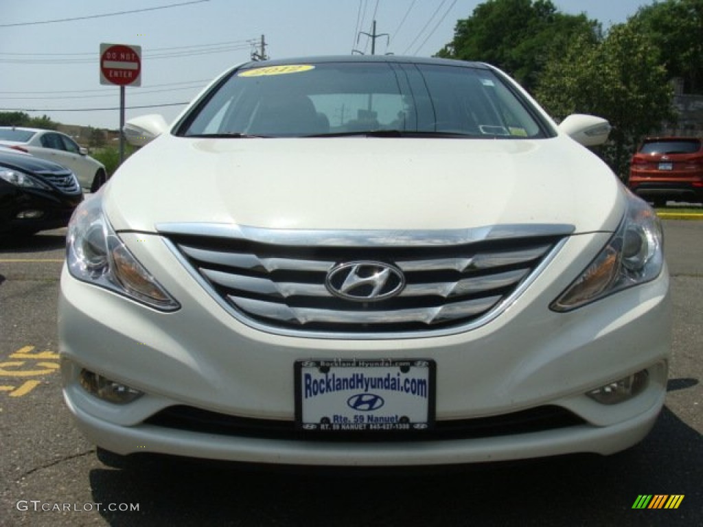 2012 Sonata Limited 2.0T - Shimmering White / Black photo #2