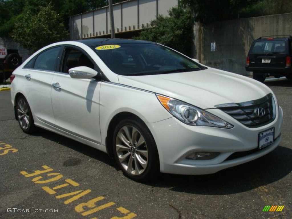 2012 Sonata Limited 2.0T - Shimmering White / Black photo #3
