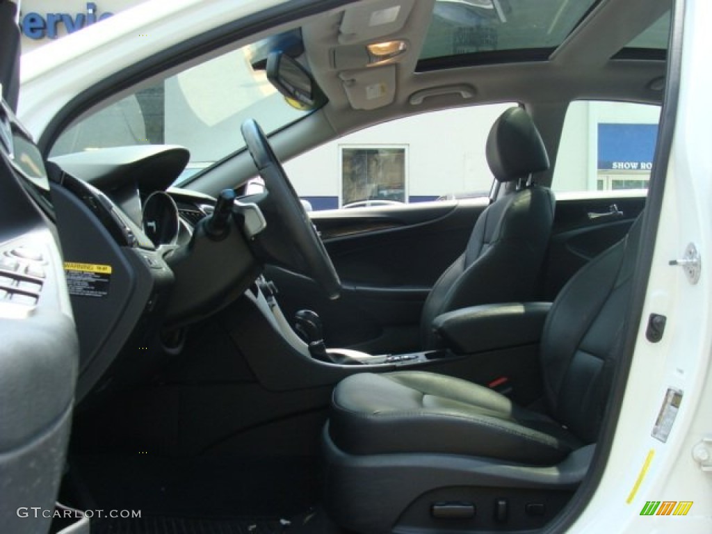 2012 Sonata Limited 2.0T - Shimmering White / Black photo #10