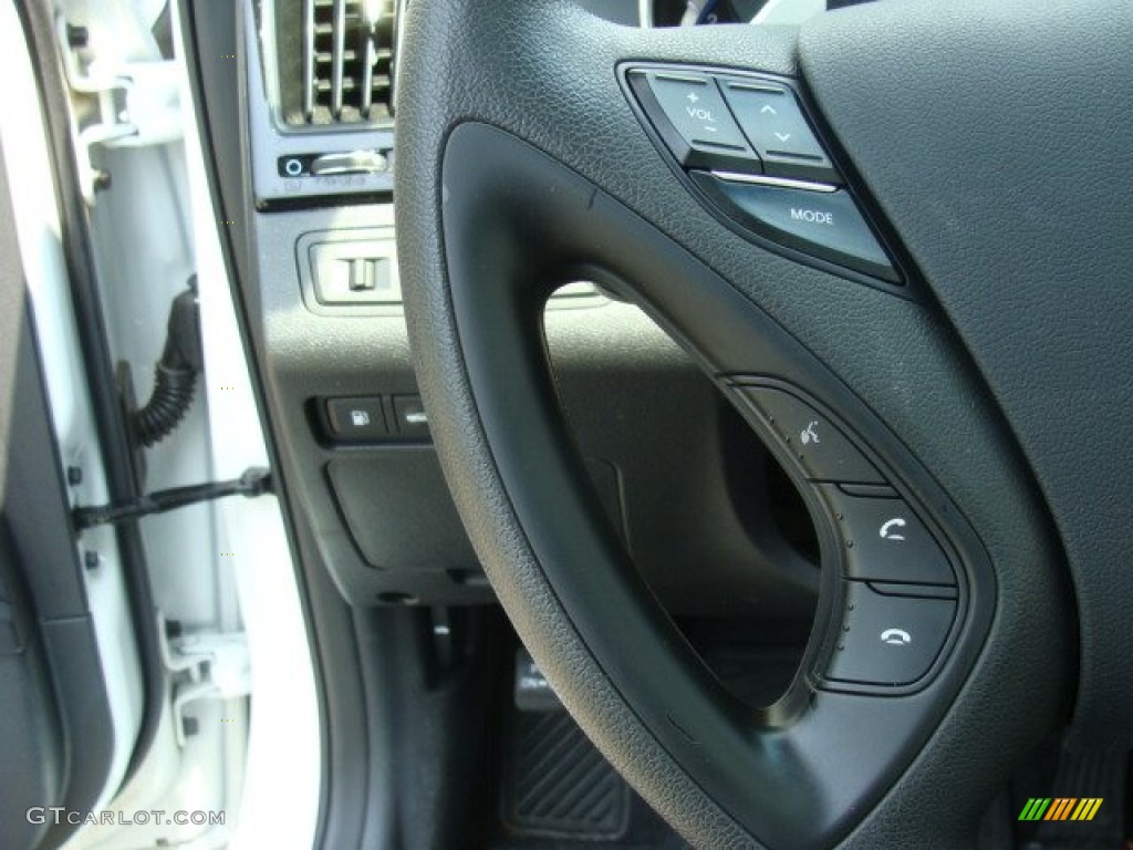 2012 Sonata Limited 2.0T - Shimmering White / Black photo #15