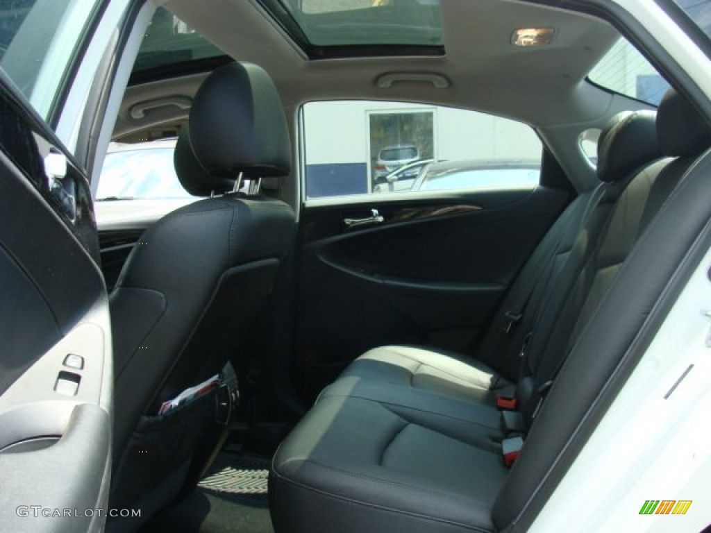 2012 Sonata Limited 2.0T - Shimmering White / Black photo #21