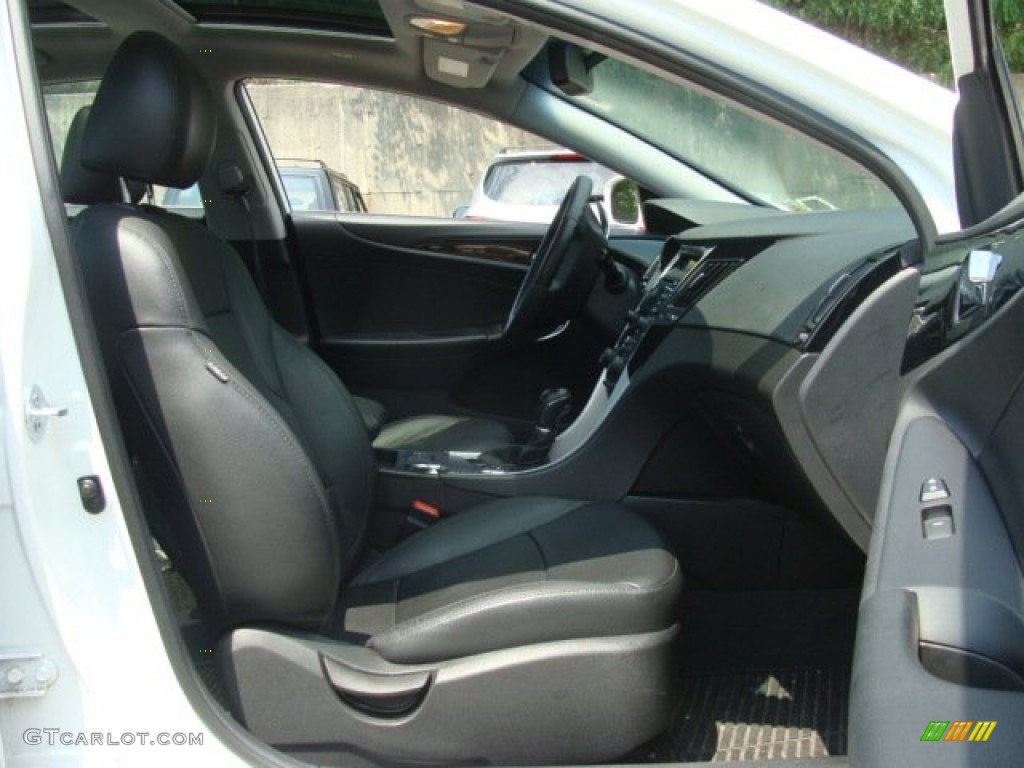 2012 Sonata Limited 2.0T - Shimmering White / Black photo #27
