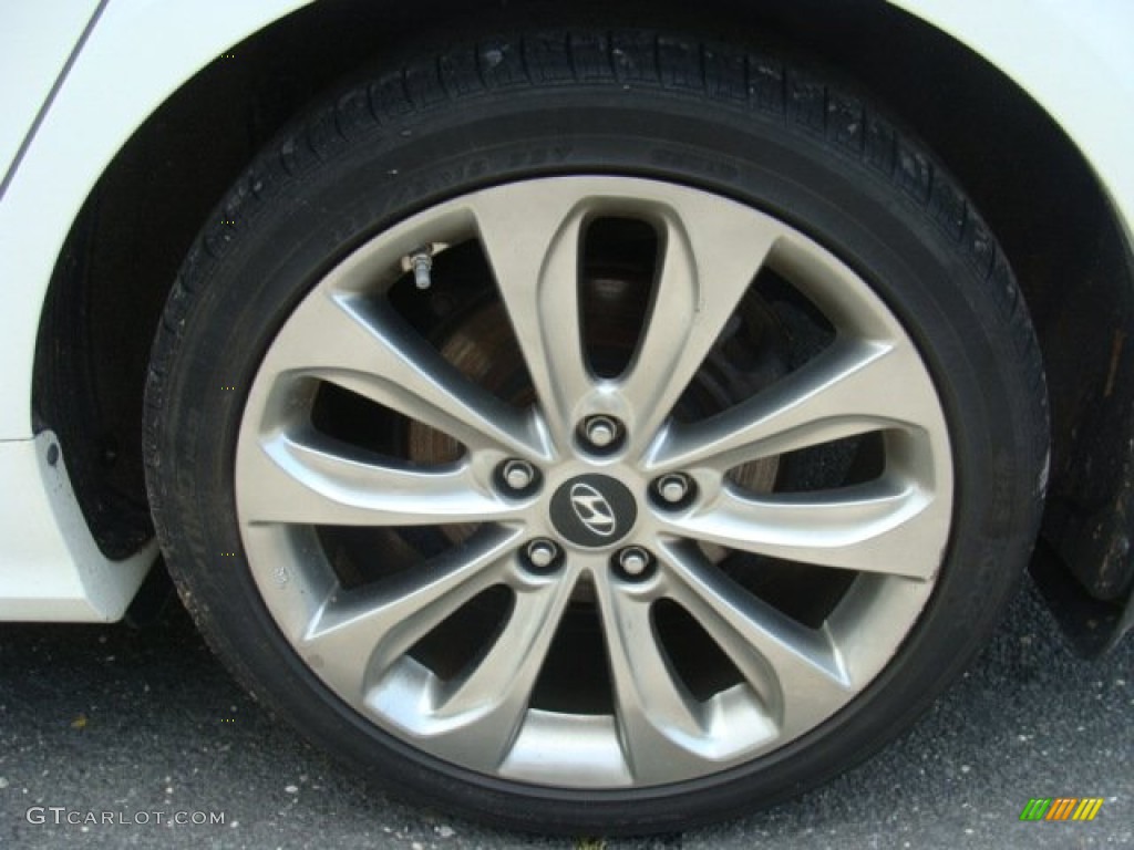 2012 Sonata Limited 2.0T - Shimmering White / Black photo #28