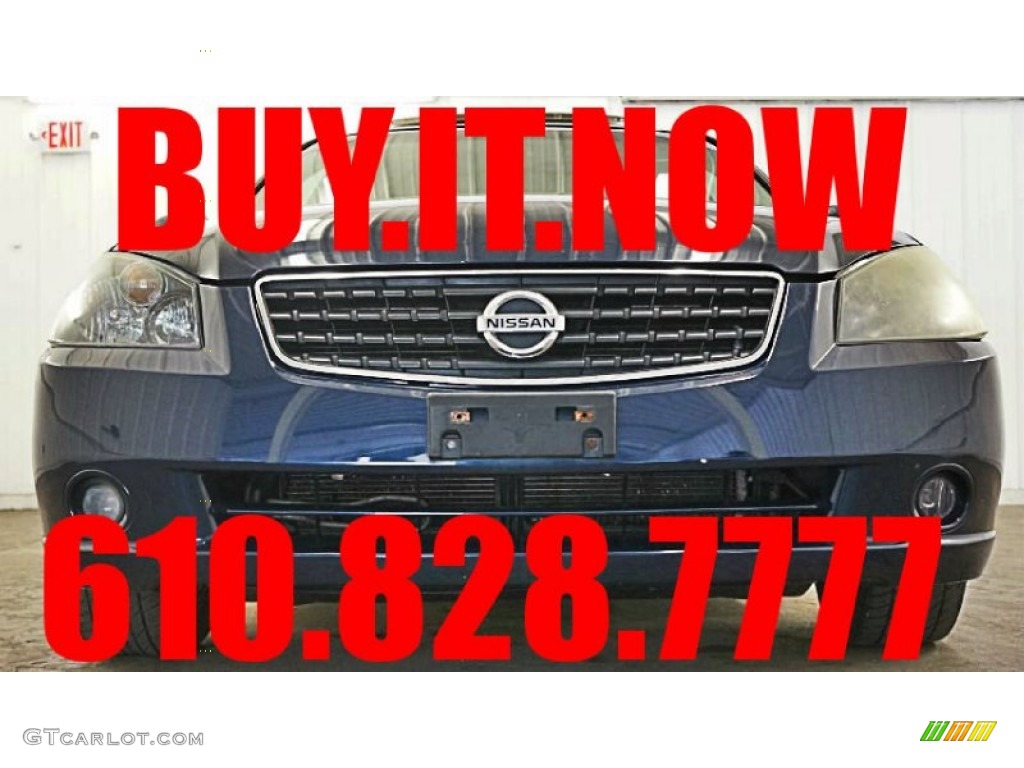 2005 Altima 2.5 S - Majestic Blue Metallic / Charcoal photo #70