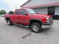 2003 Victory Red Chevrolet Silverado 2500HD LT Extended Cab 4x4  photo #7