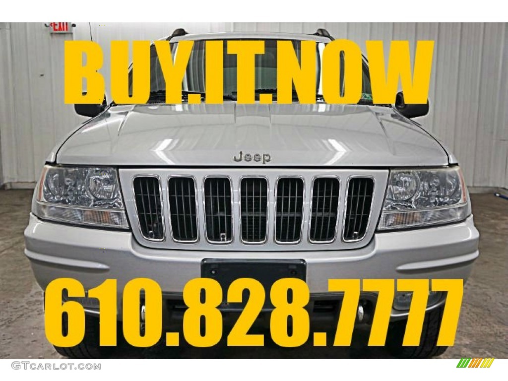 2003 Grand Cherokee Overland 4x4 - Bright Silver Metallic / Dark Slate Gray/Light Slate Gray photo #2