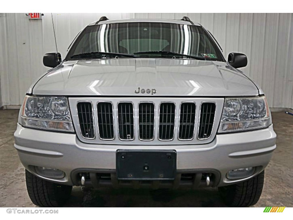 2003 Grand Cherokee Overland 4x4 - Bright Silver Metallic / Dark Slate Gray/Light Slate Gray photo #4