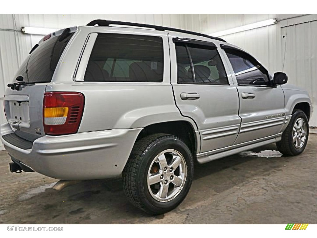 2003 Grand Cherokee Overland 4x4 - Bright Silver Metallic / Dark Slate Gray/Light Slate Gray photo #6