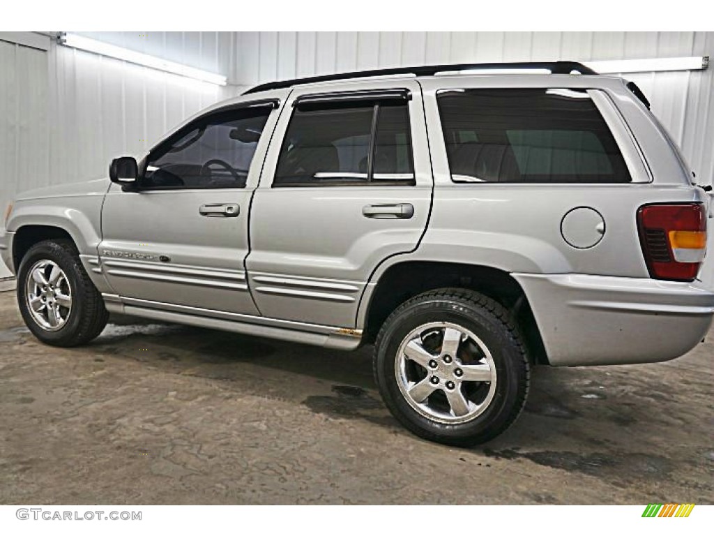 2003 Grand Cherokee Overland 4x4 - Bright Silver Metallic / Dark Slate Gray/Light Slate Gray photo #8