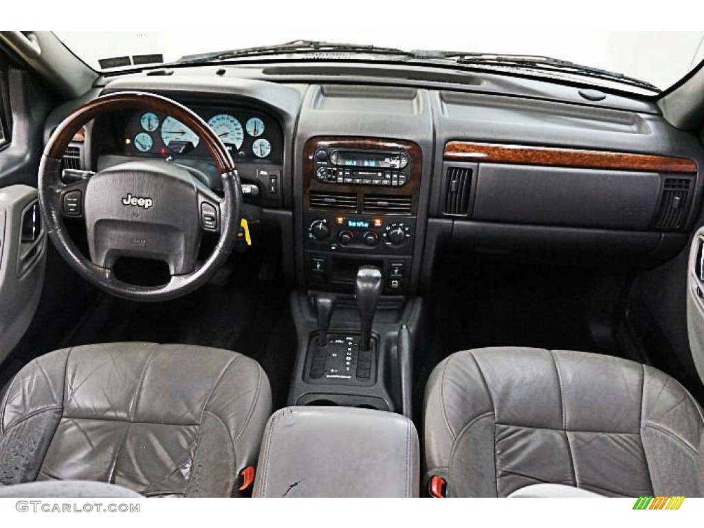2003 Grand Cherokee Overland 4x4 - Bright Silver Metallic / Dark Slate Gray/Light Slate Gray photo #9