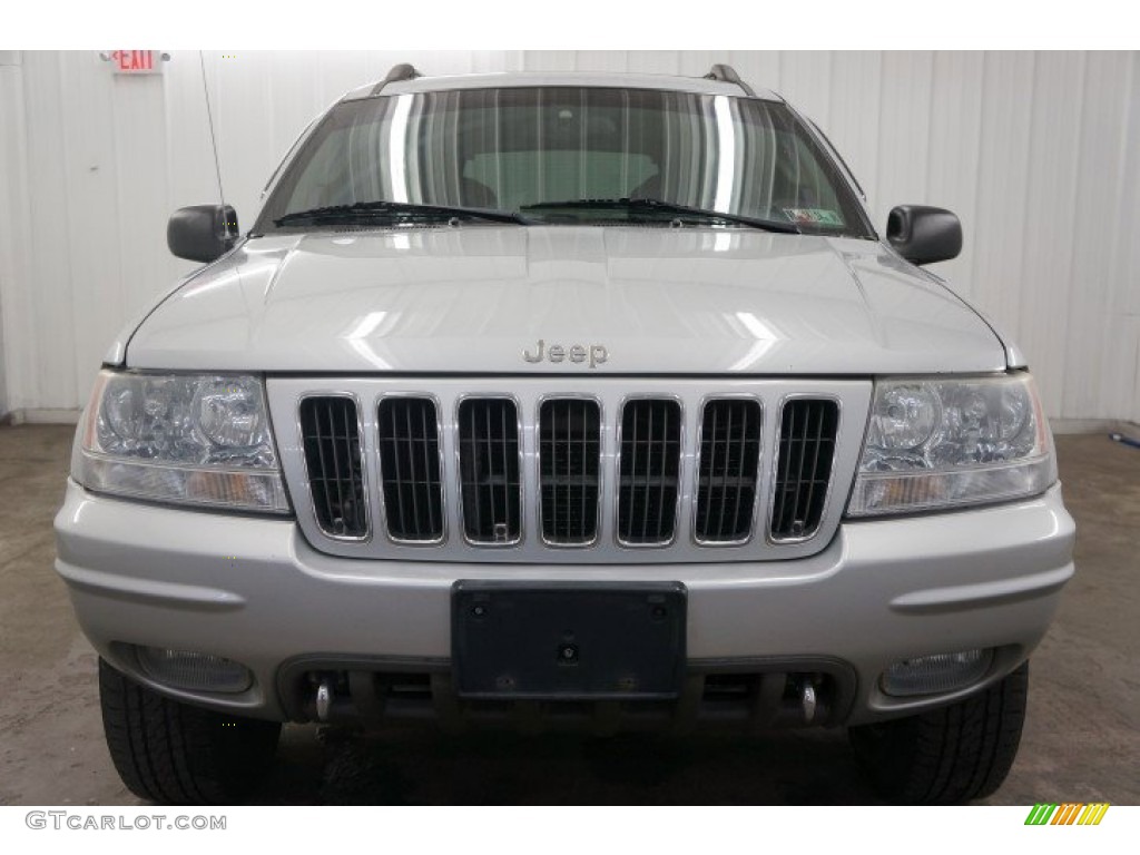2003 Grand Cherokee Overland 4x4 - Bright Silver Metallic / Dark Slate Gray/Light Slate Gray photo #13