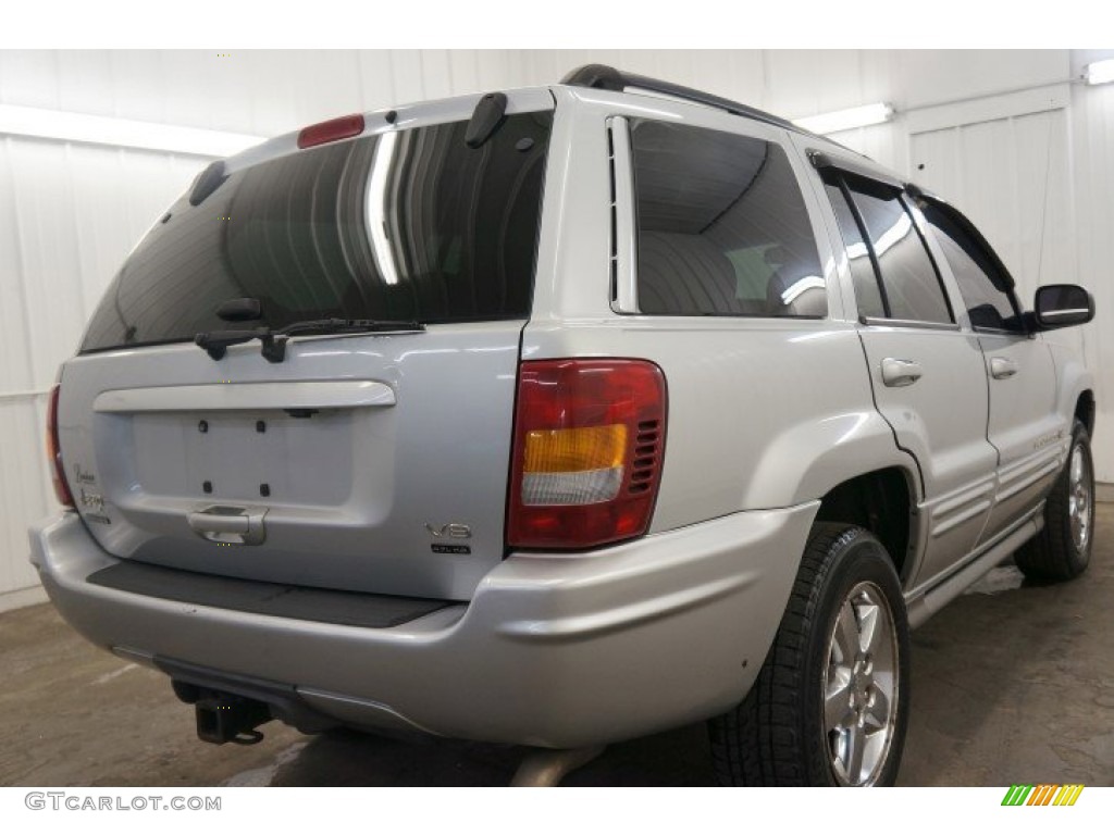 2003 Grand Cherokee Overland 4x4 - Bright Silver Metallic / Dark Slate Gray/Light Slate Gray photo #19