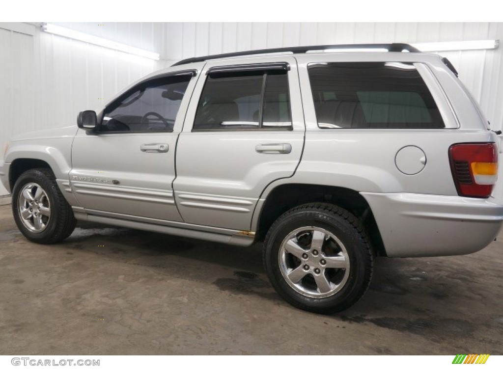 2003 Grand Cherokee Overland 4x4 - Bright Silver Metallic / Dark Slate Gray/Light Slate Gray photo #22