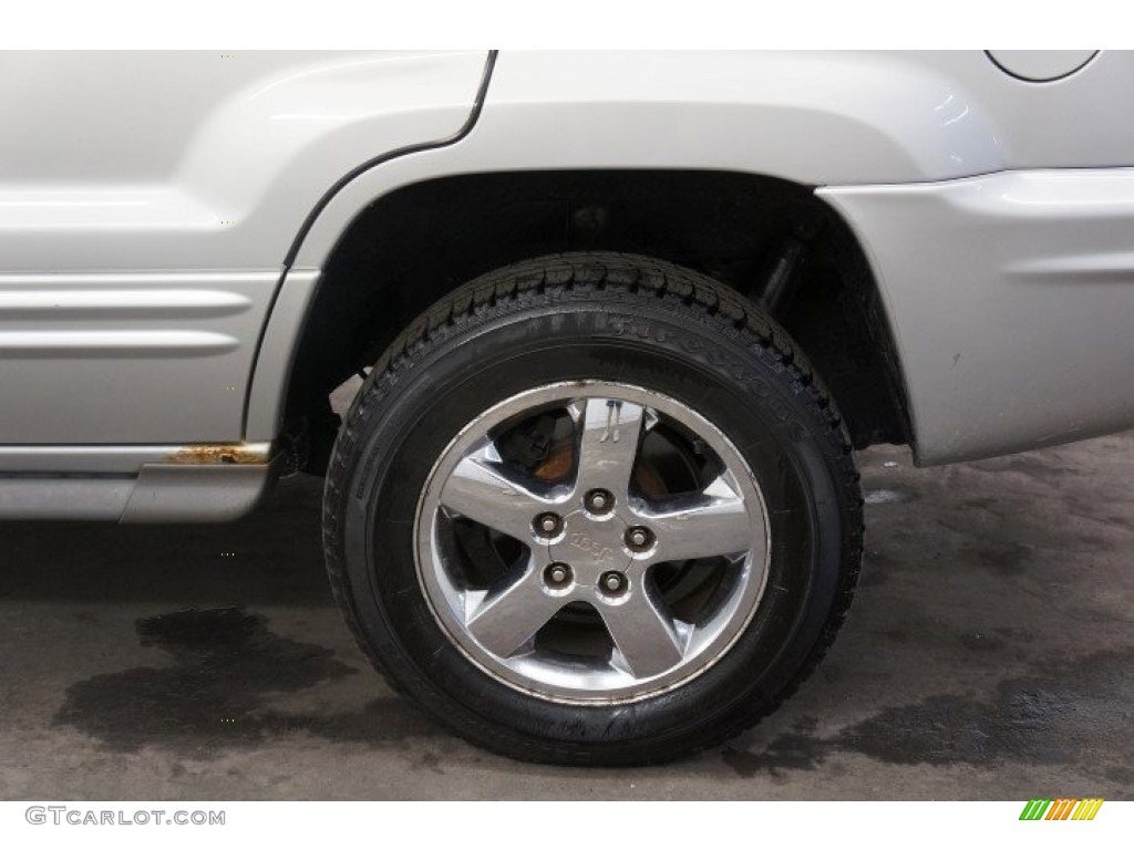 2003 Grand Cherokee Overland 4x4 - Bright Silver Metallic / Dark Slate Gray/Light Slate Gray photo #23