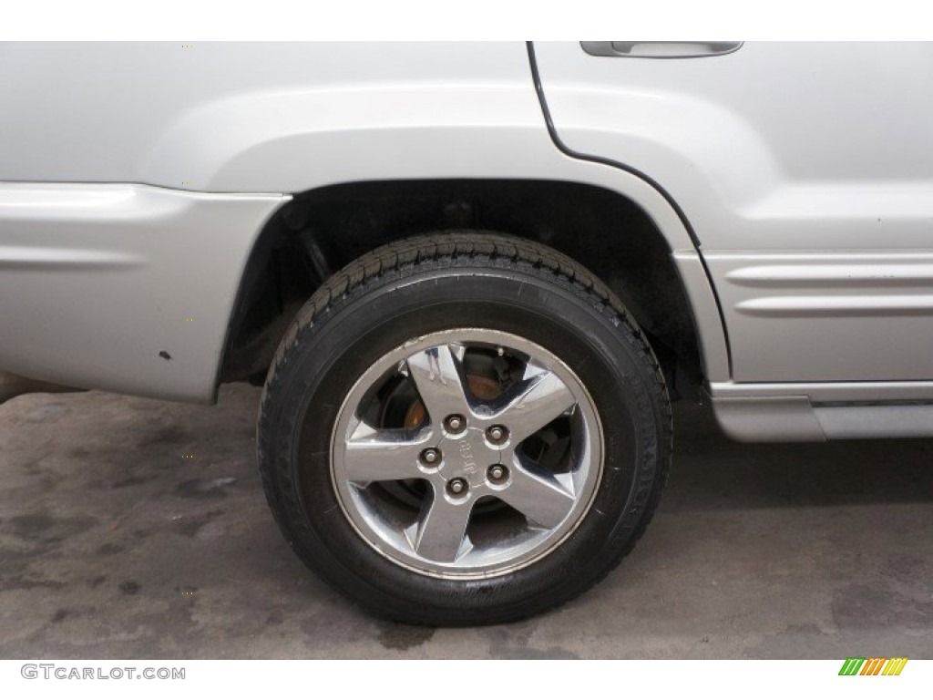 2003 Grand Cherokee Overland 4x4 - Bright Silver Metallic / Dark Slate Gray/Light Slate Gray photo #29