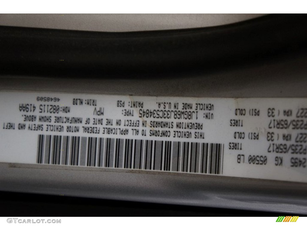 2003 Grand Cherokee Overland 4x4 - Bright Silver Metallic / Dark Slate Gray/Light Slate Gray photo #34