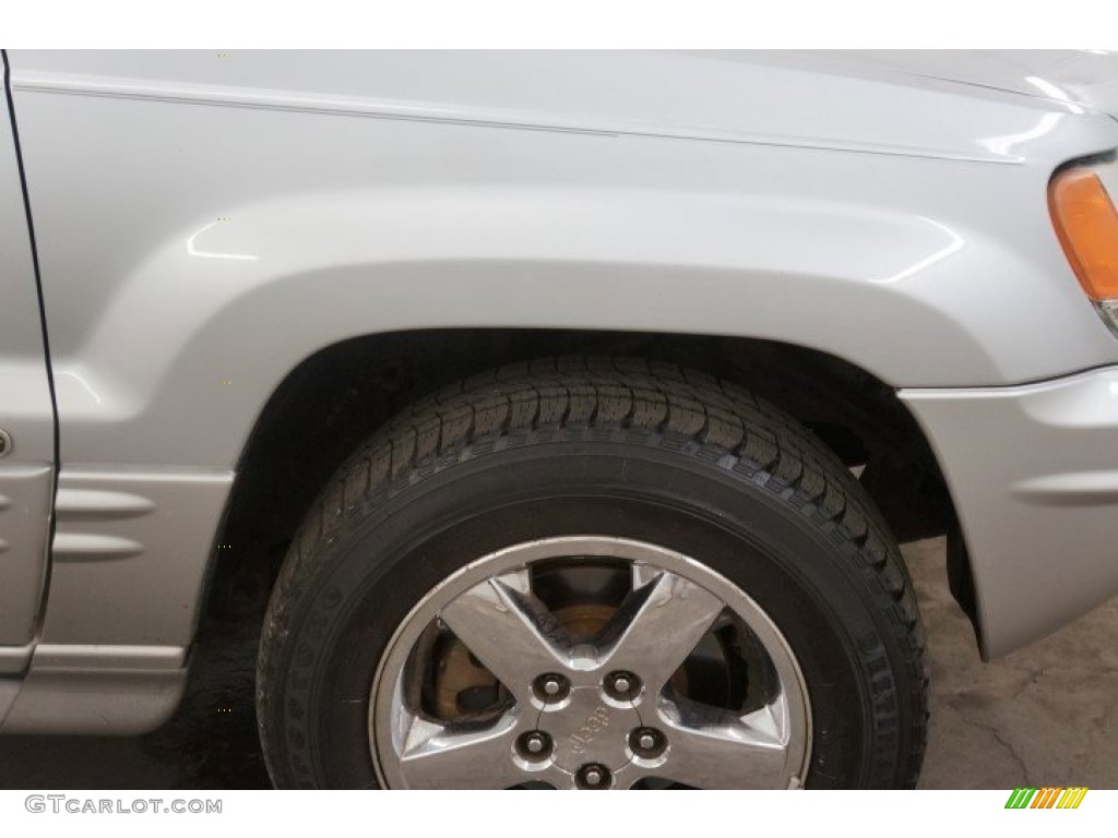 2003 Grand Cherokee Overland 4x4 - Bright Silver Metallic / Dark Slate Gray/Light Slate Gray photo #59