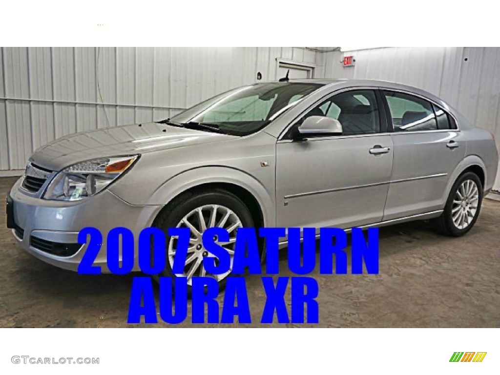 2007 Aura XR - Silver Pearl Metallic / Black photo #1