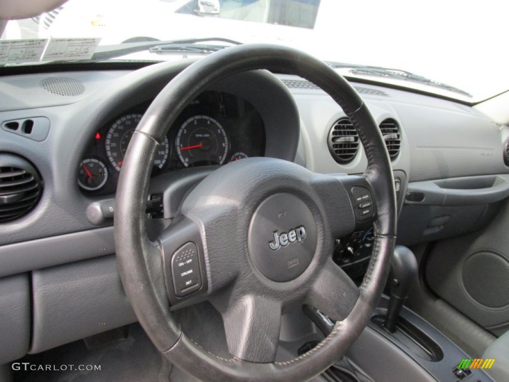 2007 Jeep Liberty Sport 4x4 Medium Slate Gray Steering Wheel Photo #95163437