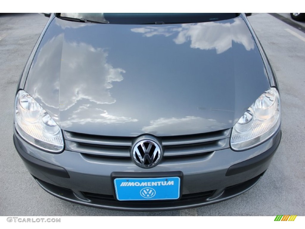 2008 Rabbit 2 Door - United Grey Metallic / Anthracite Black photo #2