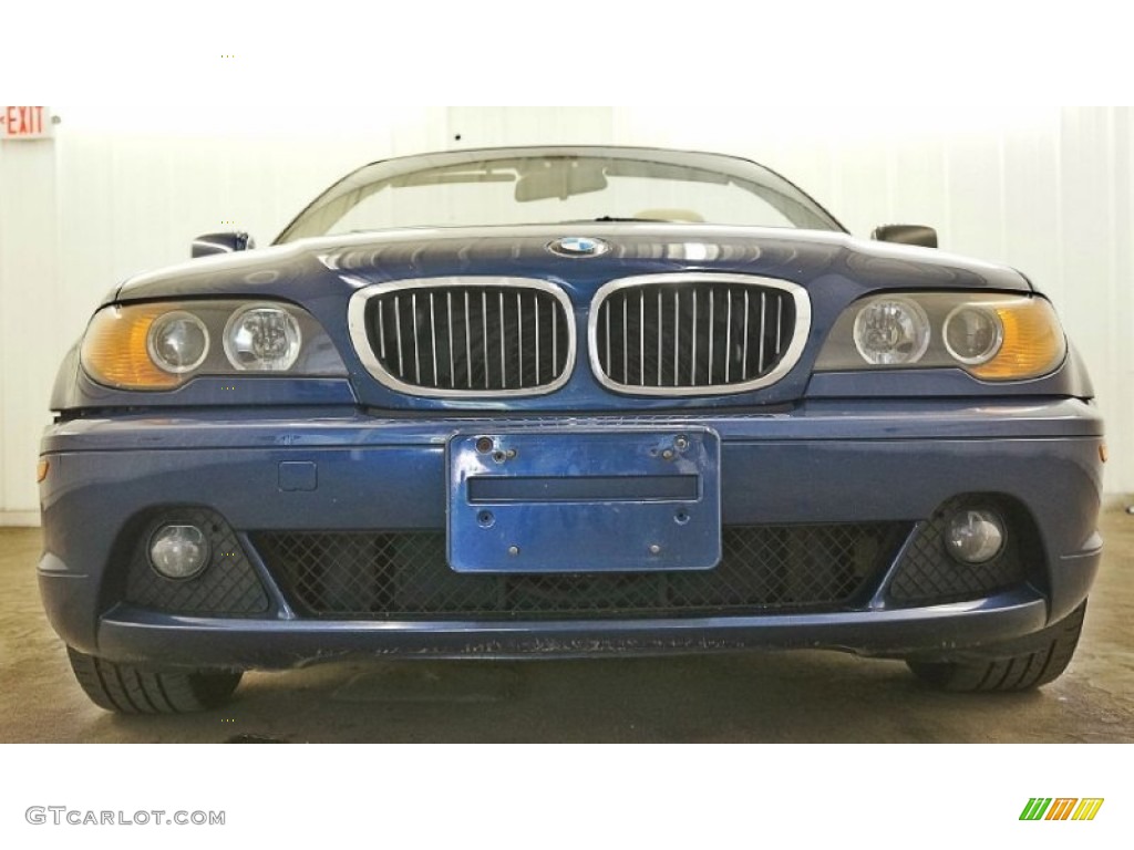 2004 3 Series 325i Convertible - Mystic Blue Metallic / Sand photo #3