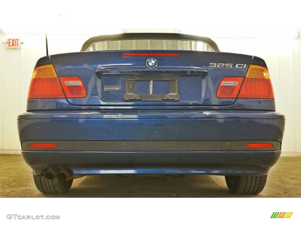 2004 3 Series 325i Convertible - Mystic Blue Metallic / Sand photo #6