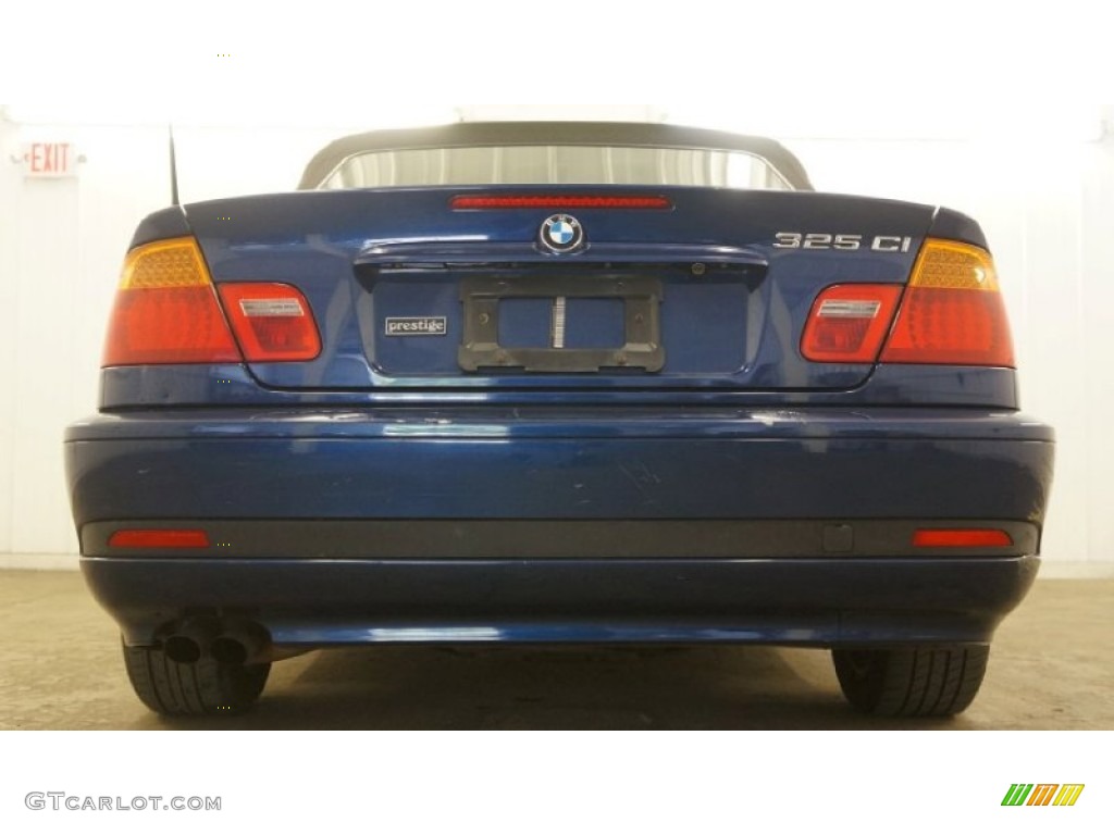 2004 3 Series 325i Convertible - Mystic Blue Metallic / Sand photo #17