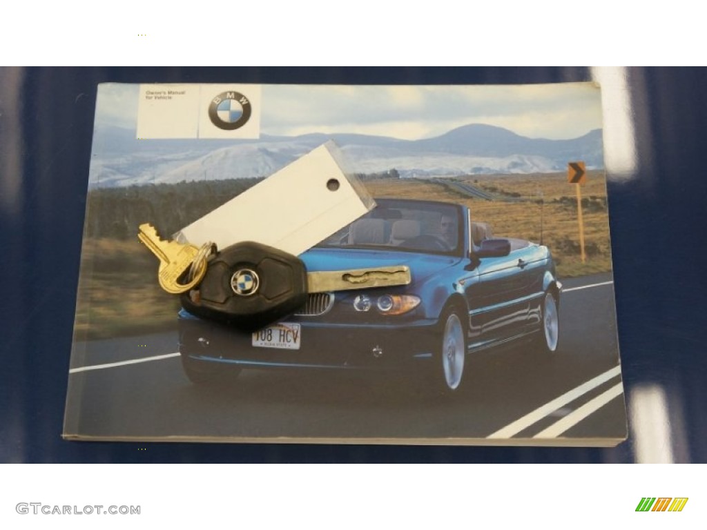 2004 3 Series 325i Convertible - Mystic Blue Metallic / Sand photo #39