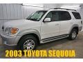 Natural White 2003 Toyota Sequoia SR5 4WD