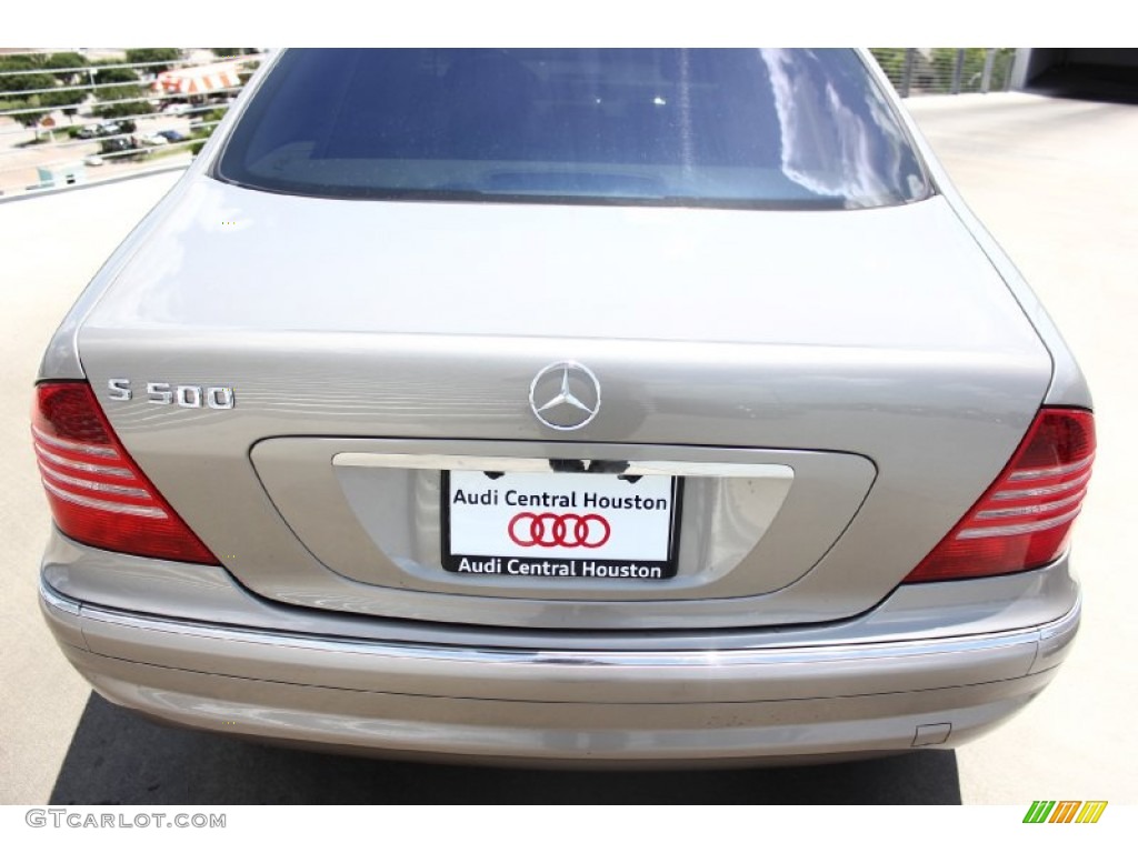 2005 S 500 Sedan - Desert Silver Metallic / Java photo #5