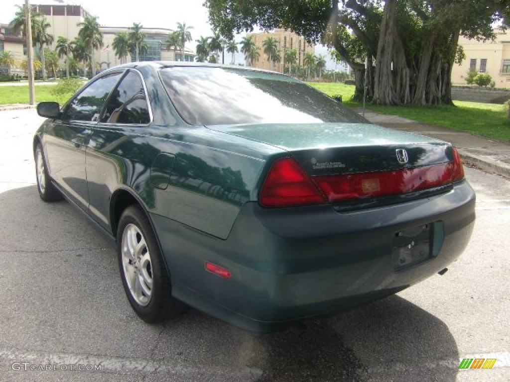 2002 Accord EX V6 Coupe - Noble Green Pearl / Ivory photo #3
