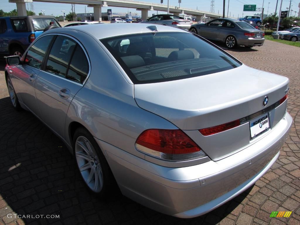2003 7 Series 745i Sedan - Titanium Silver Metallic / Black/Black photo #11