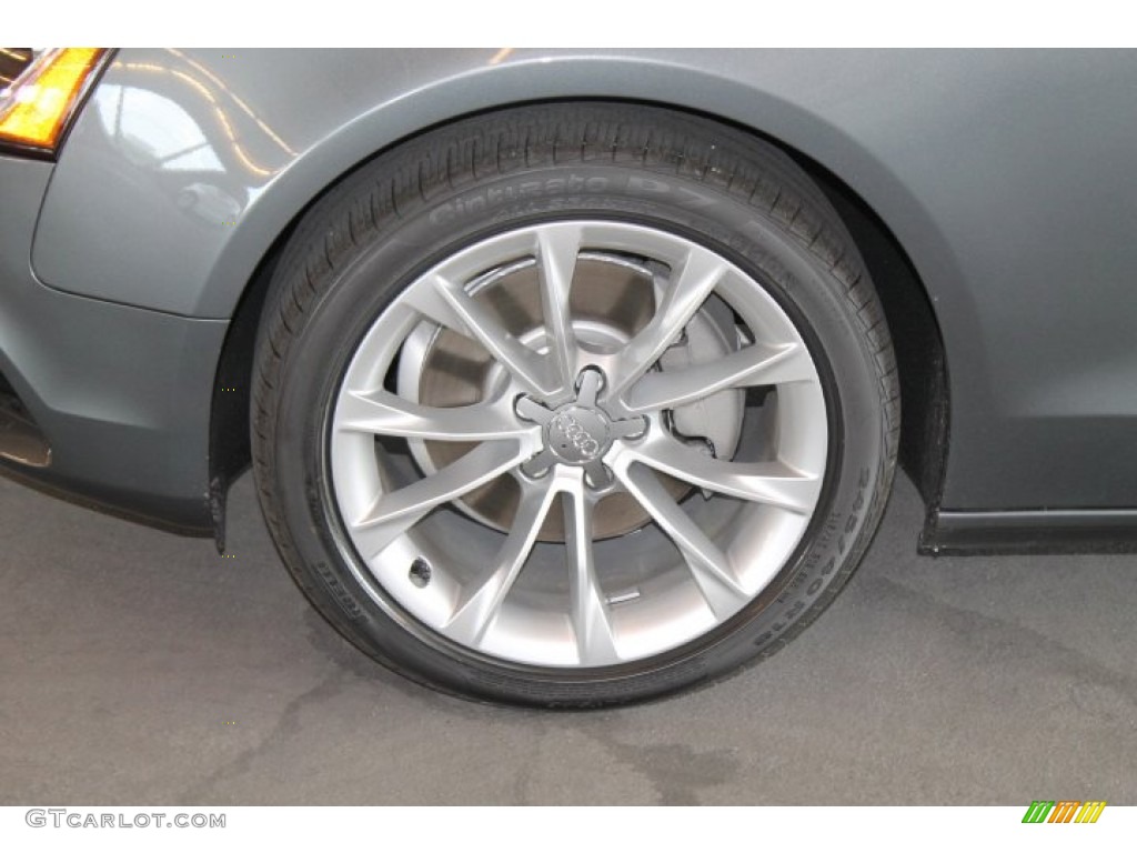 2014 A5 2.0T quattro Coupe - Monsoon Gray Metallic / Titanium Gray photo #4