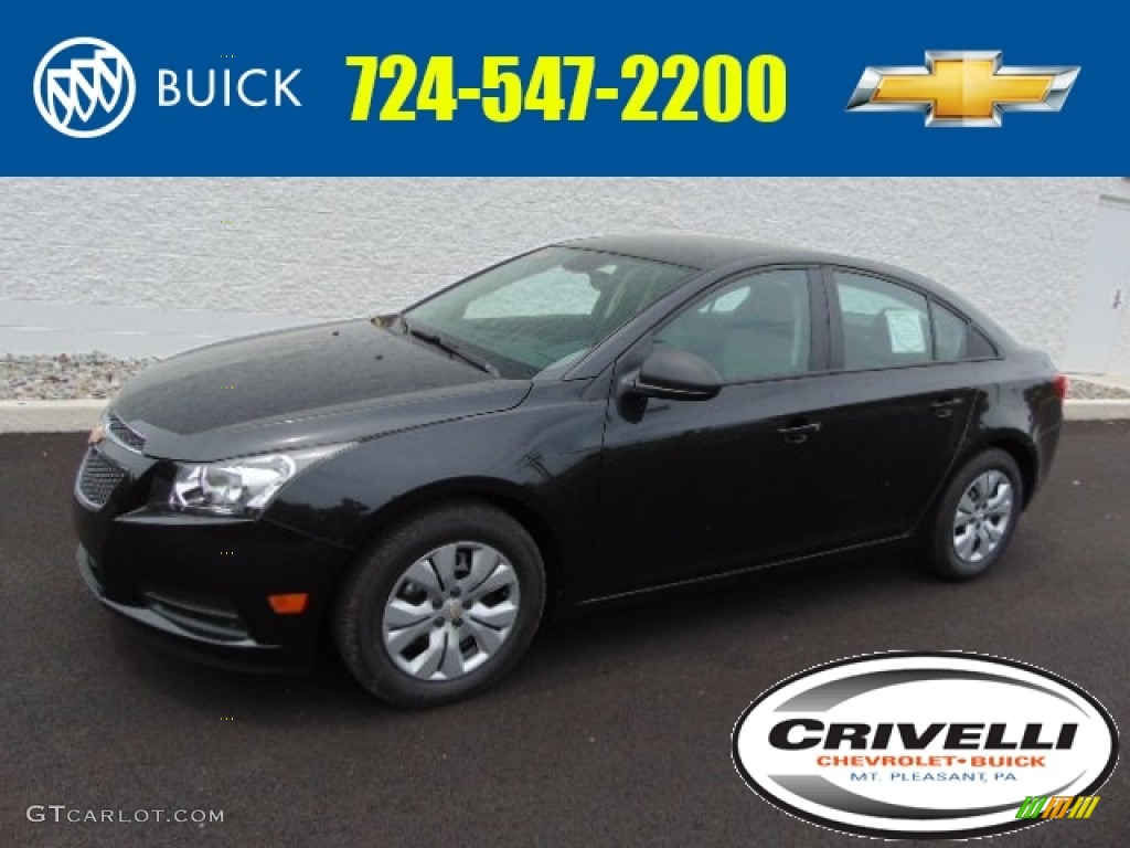 2014 Cruze LS - Black Granite Metallic / Jet Black/Medium Titanium photo #1