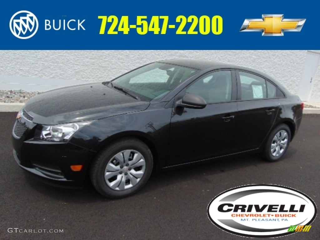 2014 Cruze LS - Black Granite Metallic / Jet Black/Medium Titanium photo #1