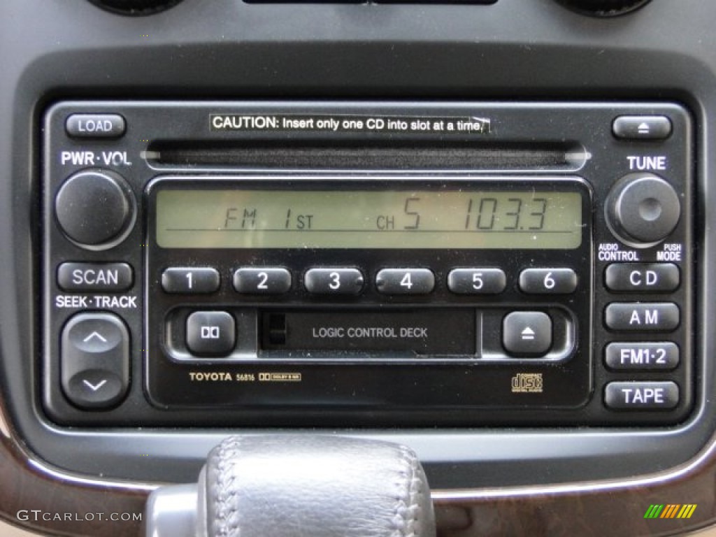 2001 Toyota Highlander V6 4WD Audio System Photo #95174223
