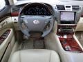2011 Lexus LS Parchment Interior Dashboard Photo
