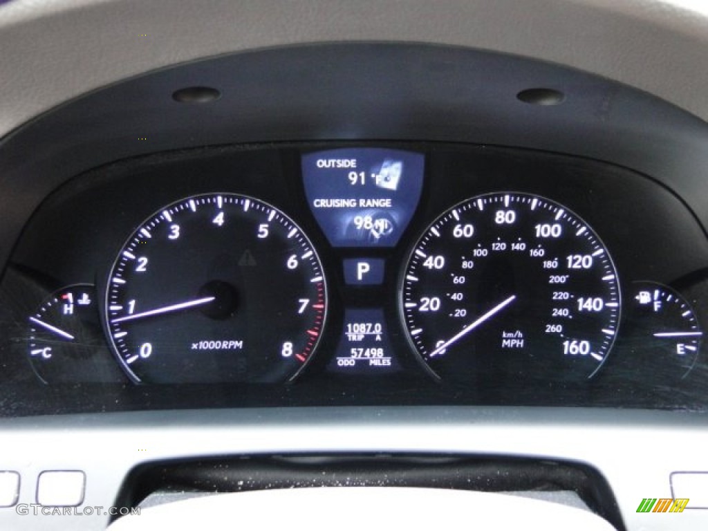 2011 Lexus LS 460 L Gauges Photo #95176127
