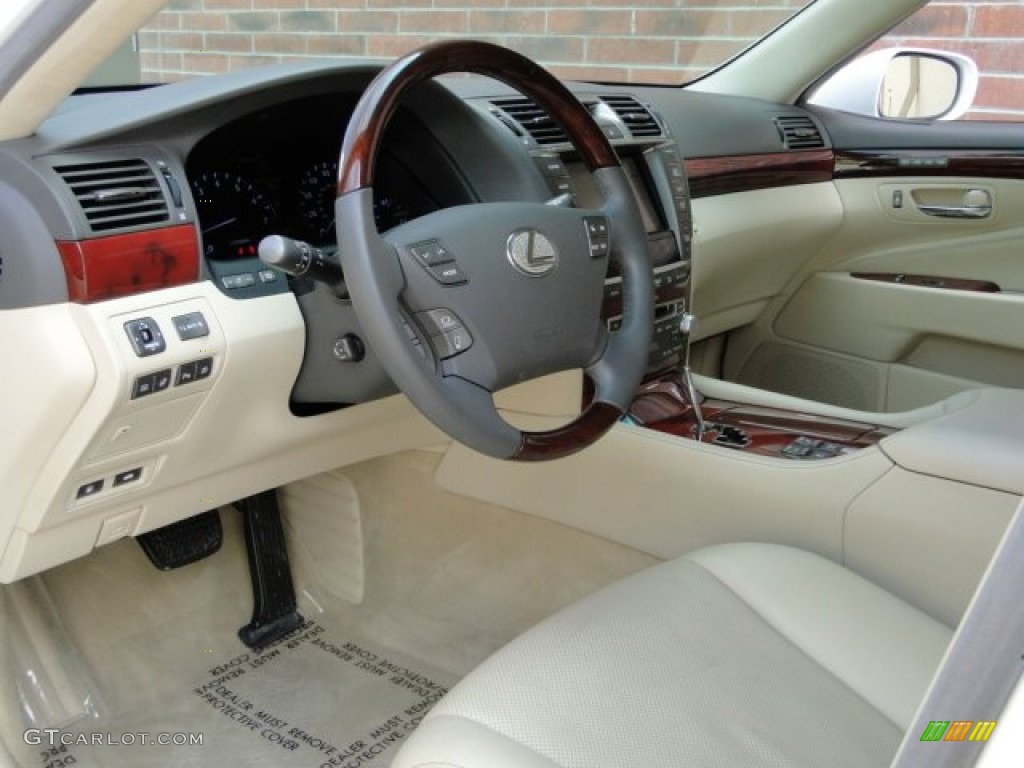 Parchment Interior 2011 Lexus LS 460 L Photo #95176555