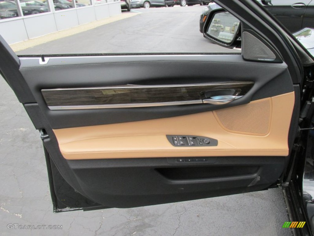 2014 BMW 7 Series 750Li xDrive Sedan Light Saddle Door Panel Photo #95178803