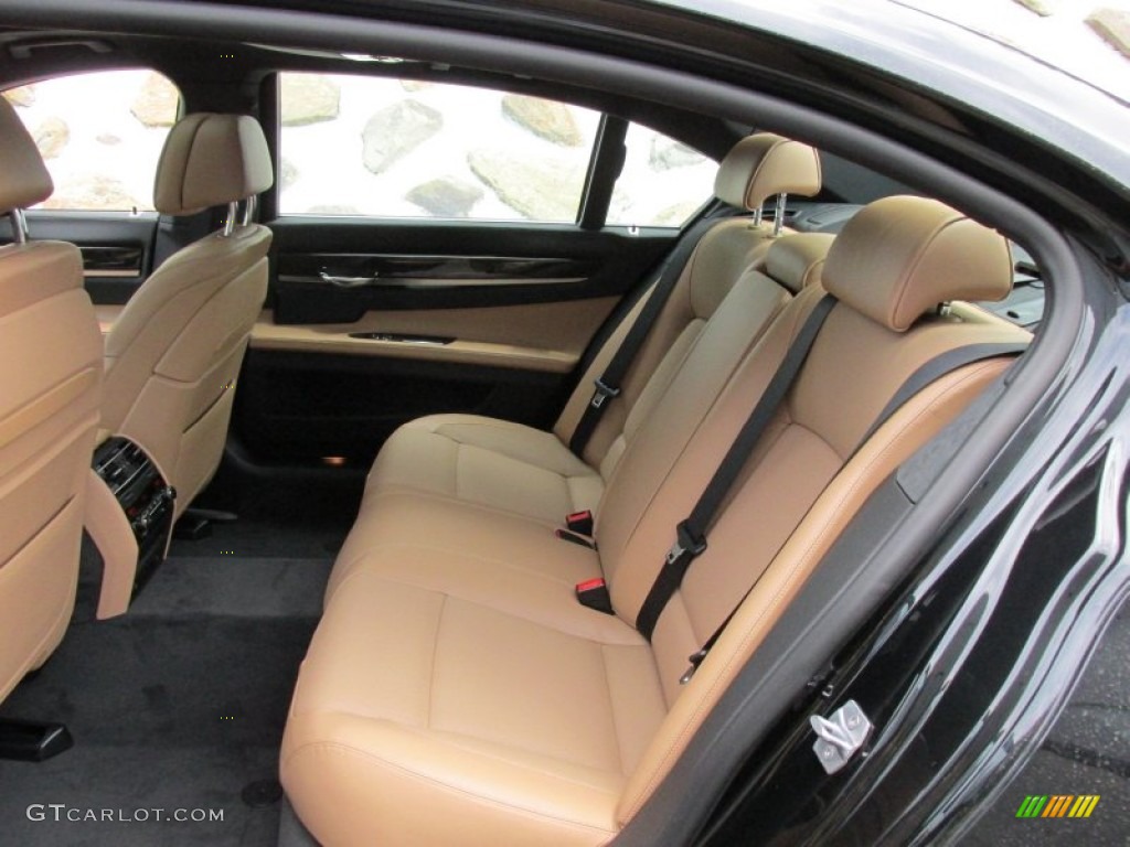 Light Saddle Interior 2014 BMW 7 Series 750Li xDrive Sedan Photo #95178878
