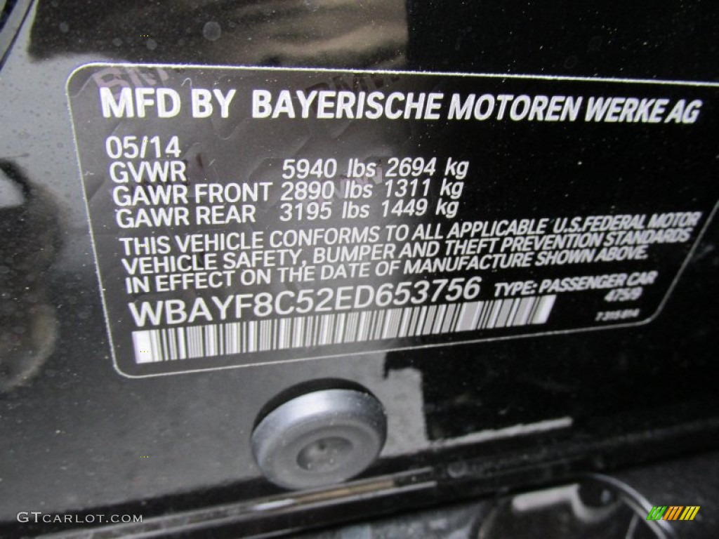2014 BMW 7 Series 750Li xDrive Sedan Parts Photos