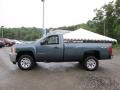 Blue Granite Metallic - Silverado 2500HD WT Regular Cab 4x4 Photo No. 2