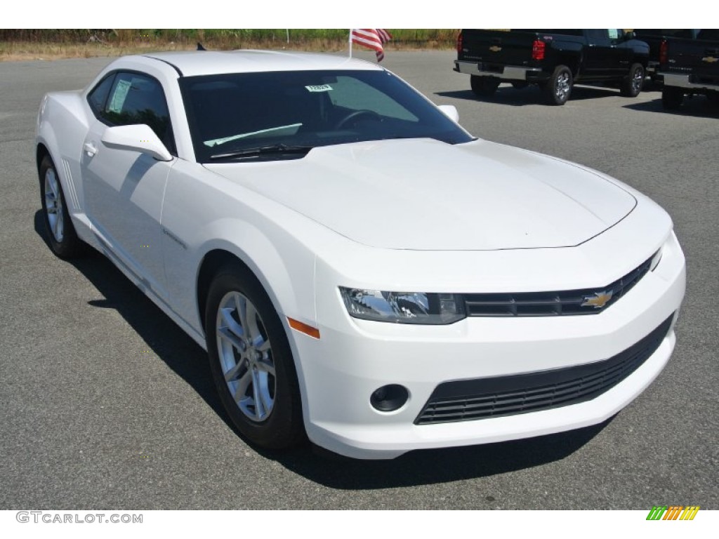 2014 Camaro LT Coupe - Summit White / Black photo #1